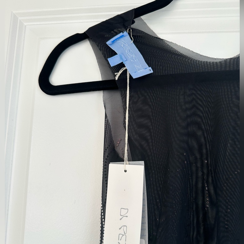 DI PETSA Venus Shell Swarovski Tank Top Black - Picture 5 of 6